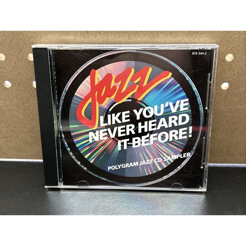 Jazz Like You've Never Heard It Before (CD, W.Germany, 1985, Verve) Smooth Edge